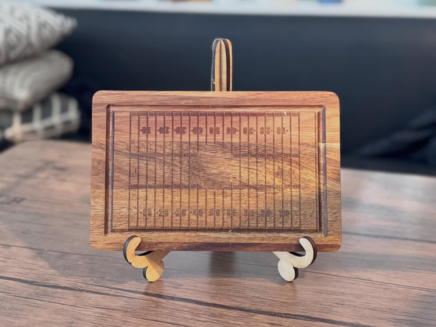 Football theme cutting board or cheese board