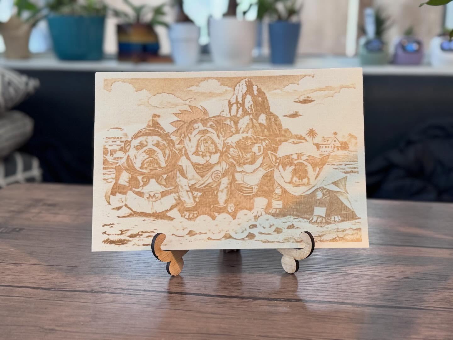 Engraved picture